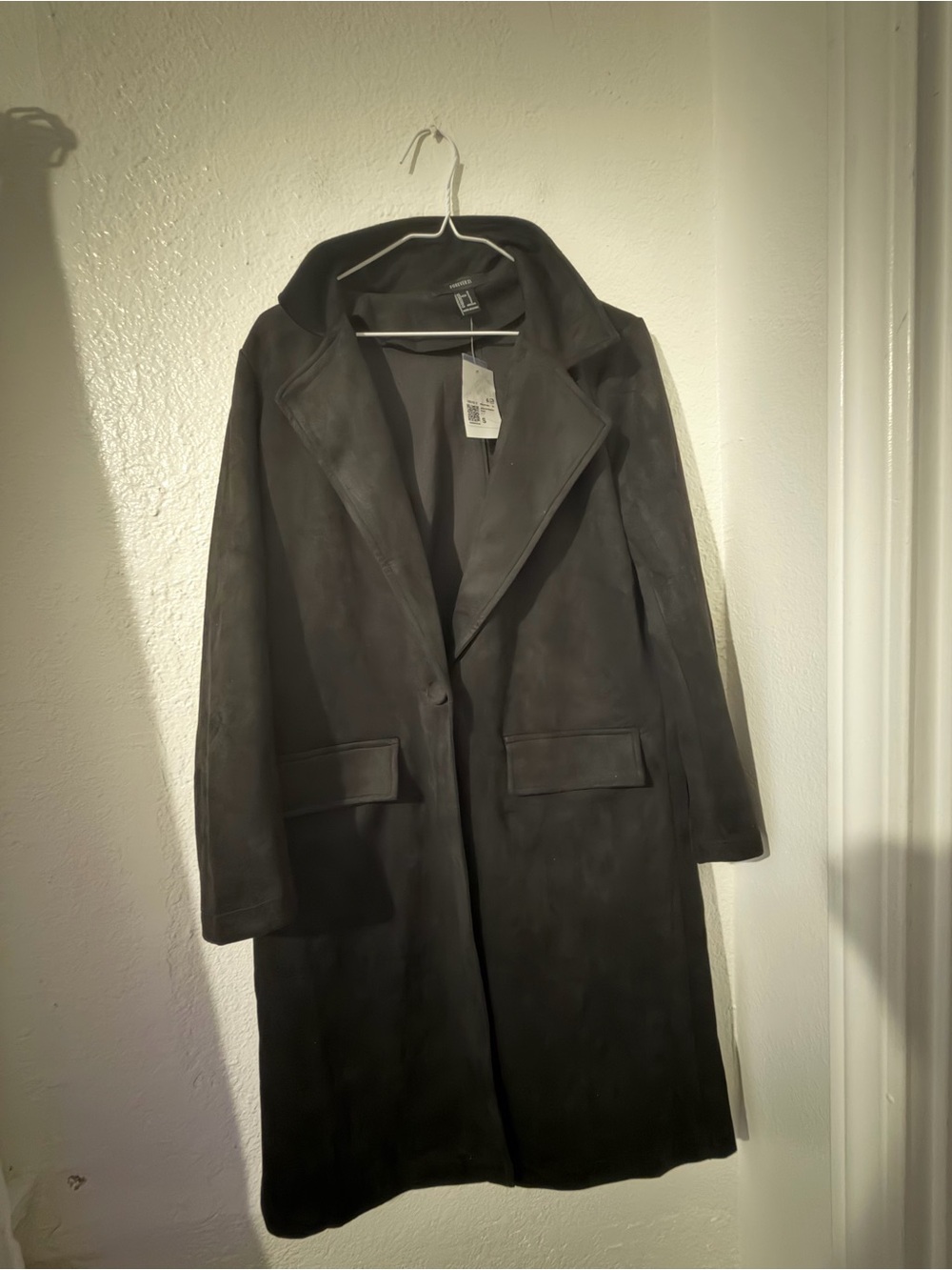Forever 21 Suede Long Jacket